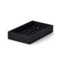 Oakywood Stackable Valet Tray Bundle Organizers - Black