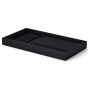 Oakywood Stackable Valet Tray Bundle Organizers - Black
