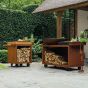 OFYR Mise En Place Table Pro Teakholz 65 - Corten