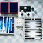 Jonathan Adler Op Art Backgammon Set