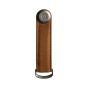 Crazy Horse Leather Key Organiser - Chestnut Brown/Brown