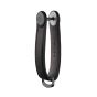Crazy Horse Leather Key Organiser - Black/Red