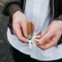 Crazy Horse Leather Key Organiser - Chestnut Brown/Brown