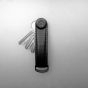 Leather Key Organiser - Black
