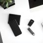 Leather Key Organiser - Black