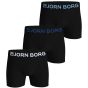 Björn Borg Organic Cotton Stretch Boxershort 3-Pack - Black
