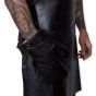 Dutchdeluxes leather oven glove black croco