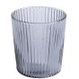 Paveau Set Of 6 Ribbed Glasses - Twilight