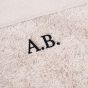 Personalised Birch Towel - Beige