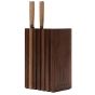 Personalised Block Knife Holder - Walnut