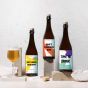 Personalised Champagne Beer Duo