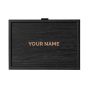 Manopoulos Playing Cards Case - Black Wood