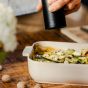 Peugeot Appolia Ceramic Oven Dish 40 cm - Ecru