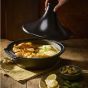 Peugeot Atlas Tajine Dish - Black Satin