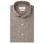 Profuomo Linen Shirt - Brown