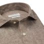 Profuomo Linen Shirt - Brown