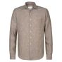 Profuomo Linen Shirt - Brown