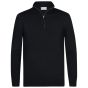 Profuomo Luxury Basic Pullover Half Zip - Navy
