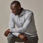Profuomo Luxury Basic Polo Longsleeve - Light Grey