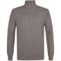 Profuomo Boiled Woolen Mockneck Pullover - Light Brown