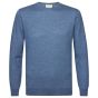 Profuomo Merino Woolen Crewneck Pullover - Blue