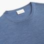 Profuomo Merino Woolen Crewneck Pullover - Blue