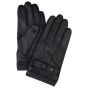 Profuomo Cuffed Nappa Leather Gloves - Black