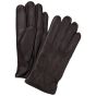 Profuomo Deer Leather Gloves - Brown