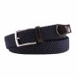 Profuomo Elasticated Woven Belt - Navy