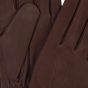 Profuomo Nubuck Leather Gloves - Brown