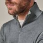 Profuomo Pullover med halv dragkedja - Grön