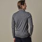 Profuomo Merino Woolen Half-Zip Pullover - Grey