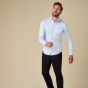 Profuomo Japanese Knitted Shirt - Light Blue