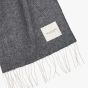 Profuomo Lambswool Scarf & Gloves Set - Grey/Black