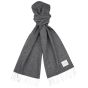 Profuomo Lambswool Scarf & Gloves Set - Grey/Black