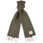Profuomo Lambswool Scarf - Military Green