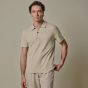 Profuomo Linen Cotton Polo - Beige