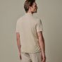 Profuomo Linen Cotton Polo - Beige