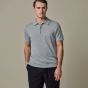 Profuomo Linen Cotton Polo - Blue