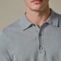 Profuomo Linen Cotton Polo - Blue