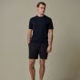 Profuomo Linen Cotton T-Shirt - Navy