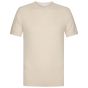 Profuomo Cotton Linen T-Shirt - Raw White
