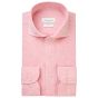 Profuomo Linen Shirt - Dark Pink