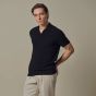 Profuomo Luxury Basic Polo Open Collar - Navy