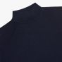 Profuomo Merino Woolen Mockneck Pullover - Navy