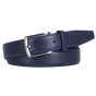 Profuomo Leather Belt - Navy