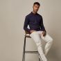 Profuomo Polo Longsleeve - Navy