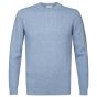 Profuomo Woolen Ribbed Pullover - Light Blue