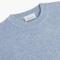 Profuomo Woolen Ribbed Pullover - Light Blue