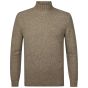 Profuomo Boiled Woolen Mockneck Pullover - Dark Green